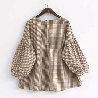 Elegant relaxed everyday blouse for women - 8