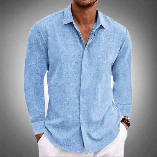 Breathable linen everyday shirt for men | Roberto - 1