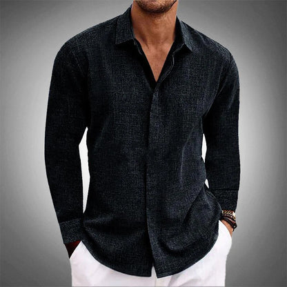 Breathable linen everyday shirt for men | Roberto - 2
