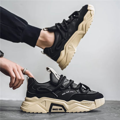 Classic everyday leather low-top trainers for men | Matteo -6