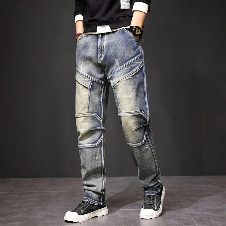 Straight Fit Distressed Jeans Classic For Men | Luca