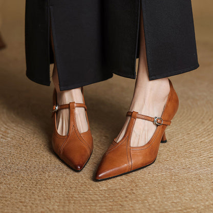 Elegant block-heel evening heels for women | Lorena - 3
