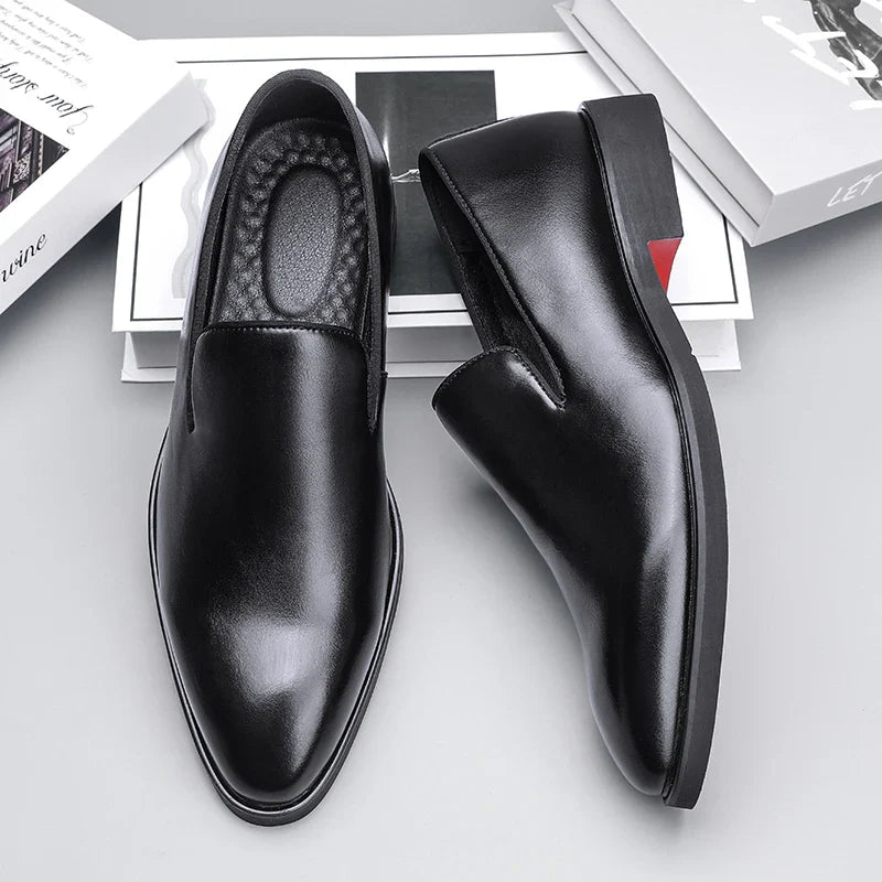 Classic leather slip-on loafers for men | Noctis - 1