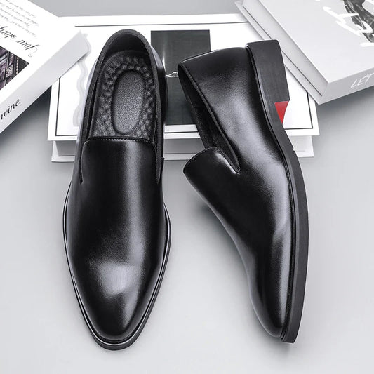 Classic leather slip-on loafers for men | Noctis - 1
