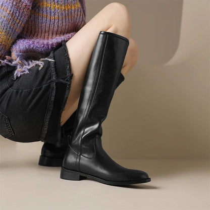 Genuine leather classic boots for men | Adeline - 5