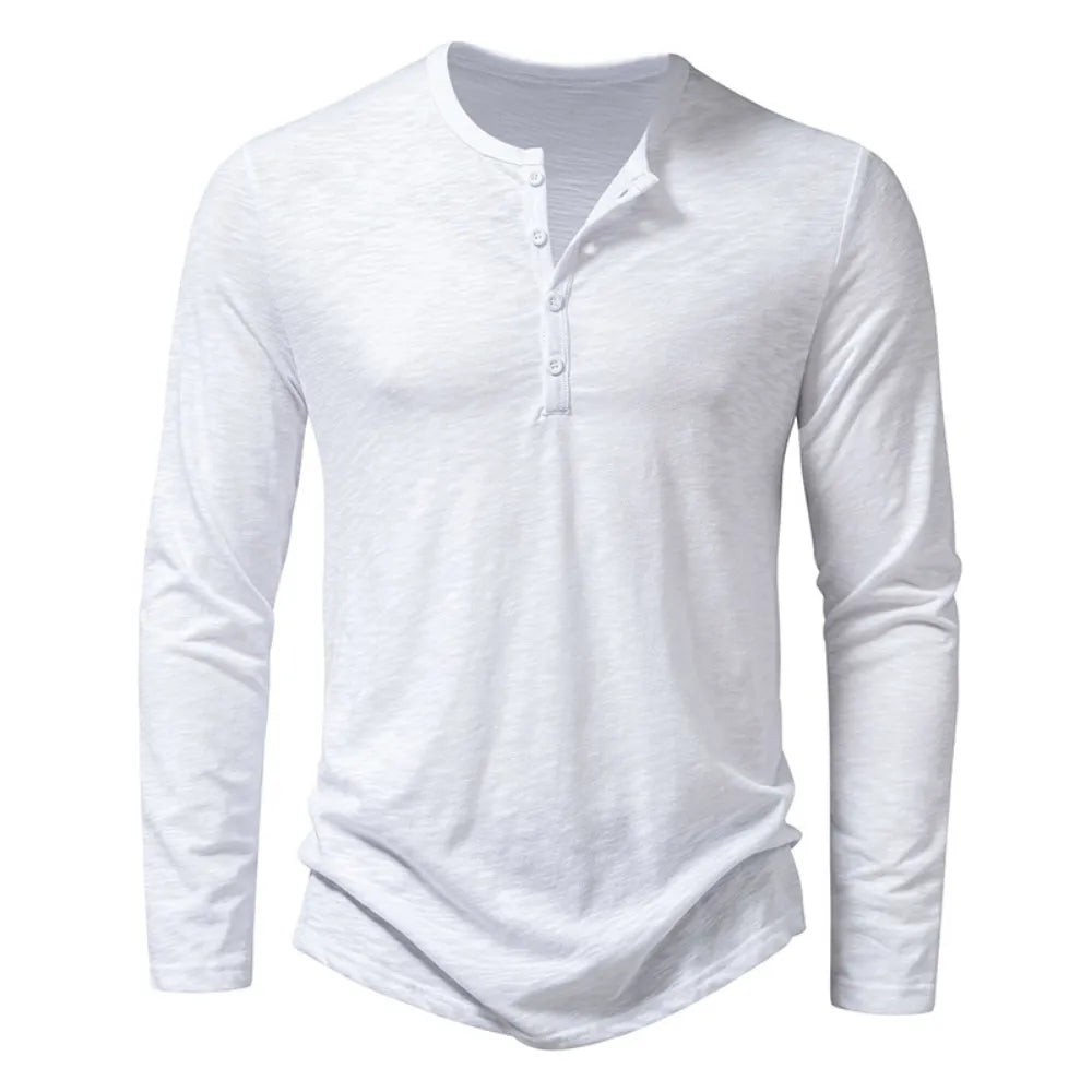 Classic henley relaxed top for men | Dixon - 9