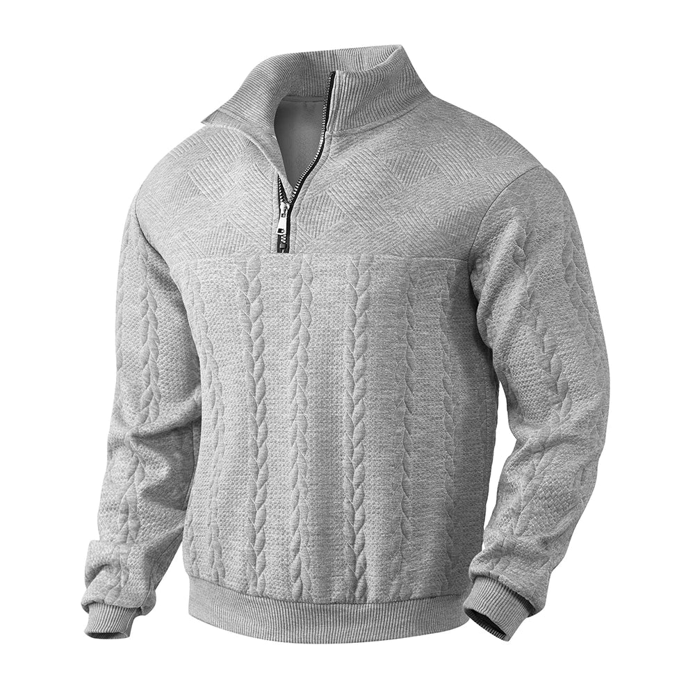 Quarter Zip Sweatshirt Trendy for Men | Bennett
