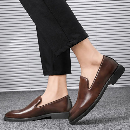 Classic leather slip-on loafers for men | Noctis - 11