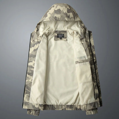 Casual camo hooded jacket for men | Ranger - 6