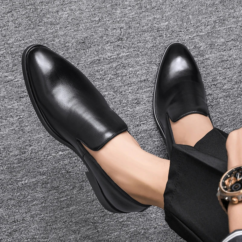 Classic leather slip-on loafers for men | Noctis - 3