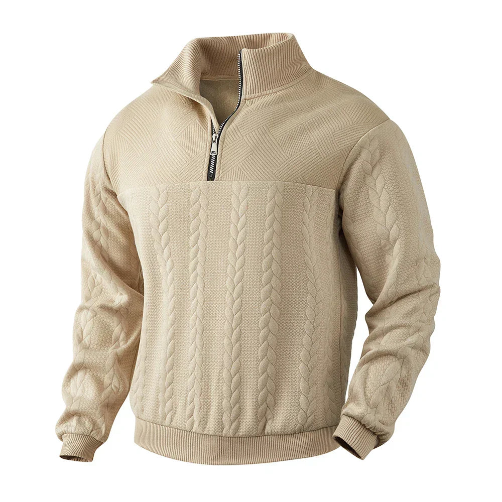 Quarter Zip Sweatshirt Trendy for Men | Bennett