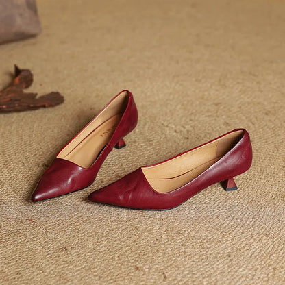 Elegant block-heel evening heels for women | Anok - 8