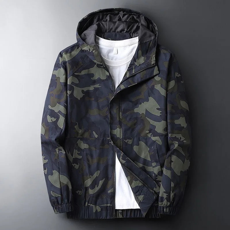 Casual camo hooded jacket for men | Ranger - 1