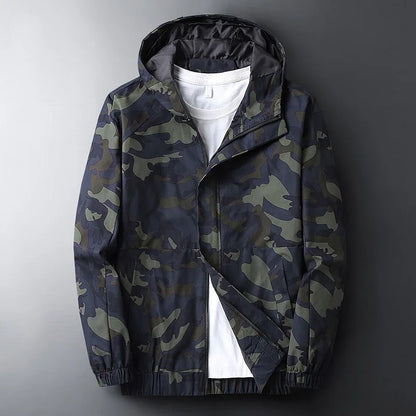 Casual camo hooded jacket for men | Ranger - 1