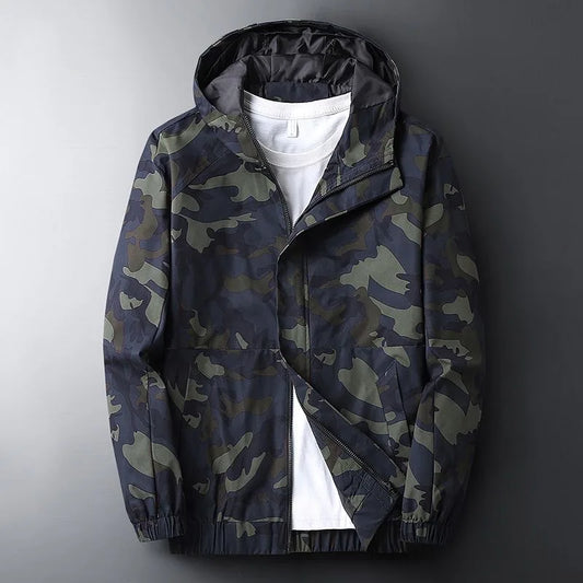 Casual camo hooded jacket for men | Ranger - 1