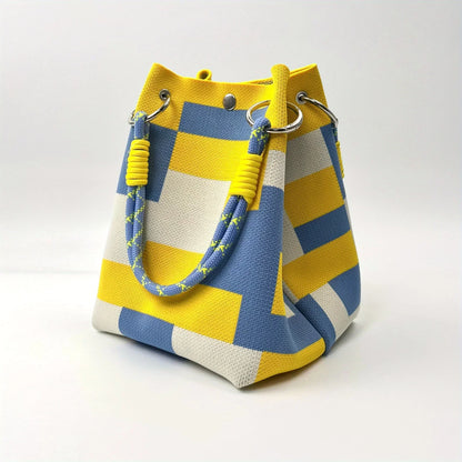 Striped Canvas Tote Bag Chic for Women | Paloma