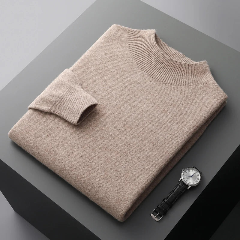 Soft crew-neck knit sweater for men | TomHollinger -4