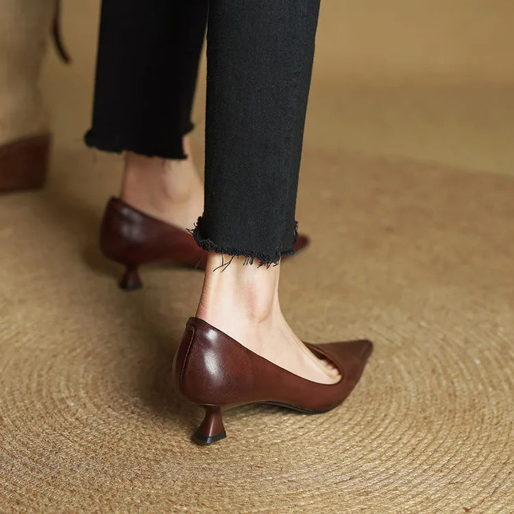 Elegant block-heel evening heels for women | Anok - 12