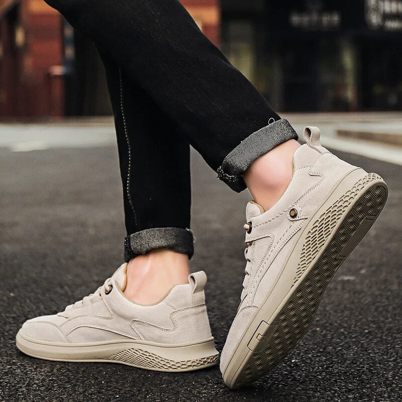Classic suede casual trainers for men | 1987 - 10