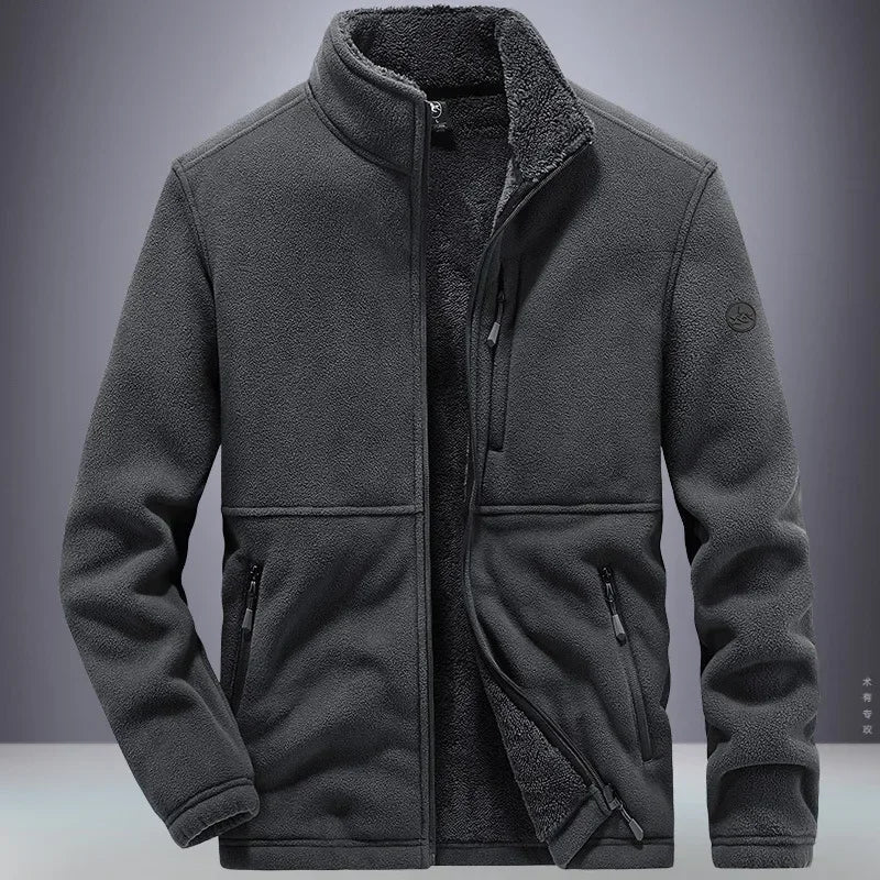 Warm lightweight fleece jacket for men | SummitShield - 3