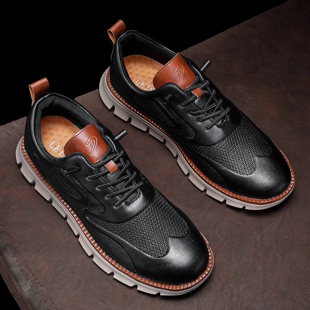 Structured Lace Up Sneakers Modern for Men | Grant