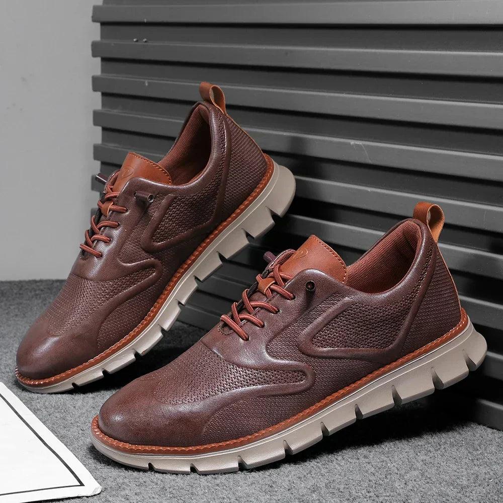 Structured Lace Up Sneakers Modern for Men | Grant