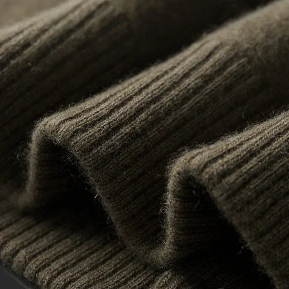 Collared Button Front Cardigan Cozy for Men | Lorenzo
