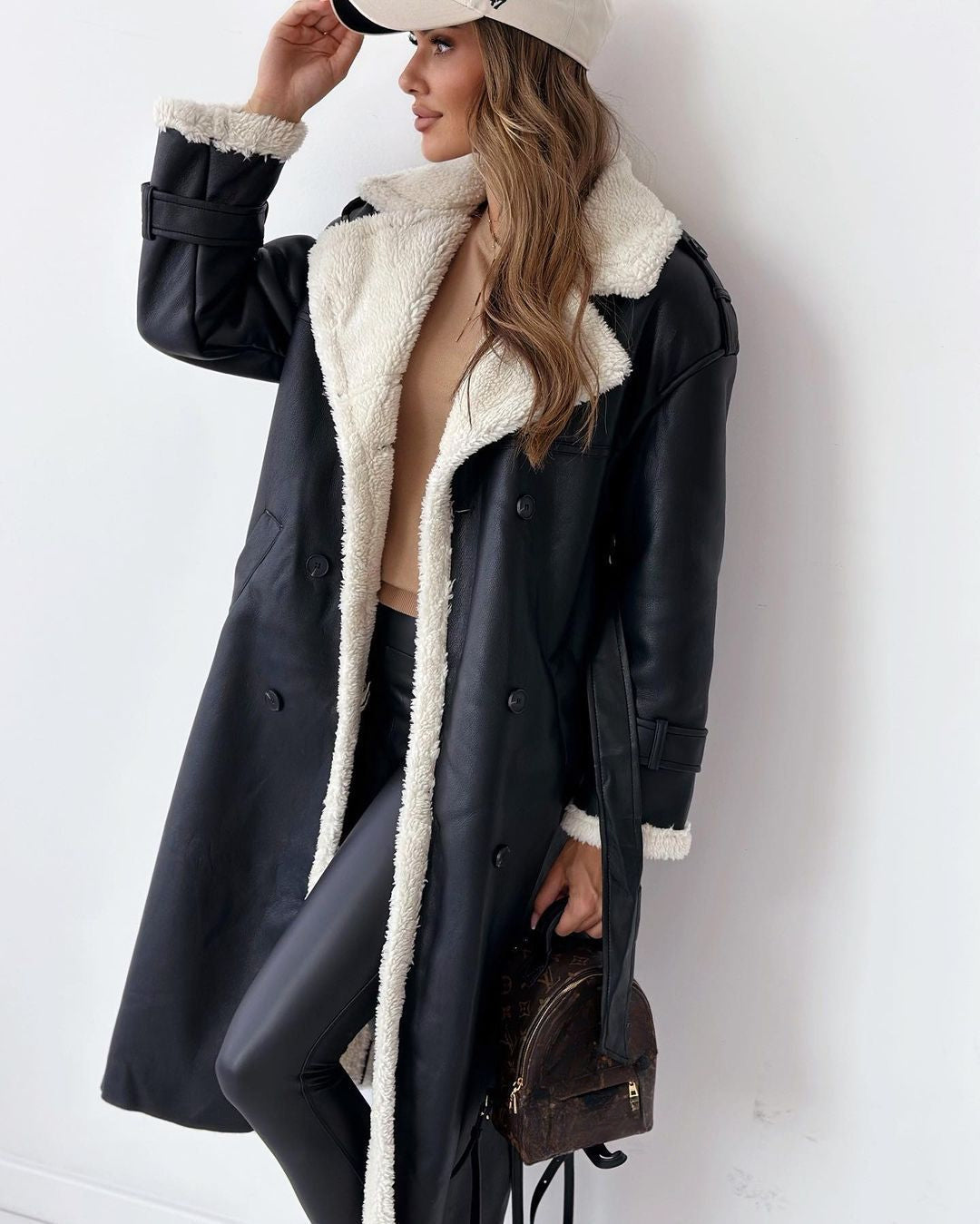 Double Breasted Long Coat Stylish For Women | Vivienne
