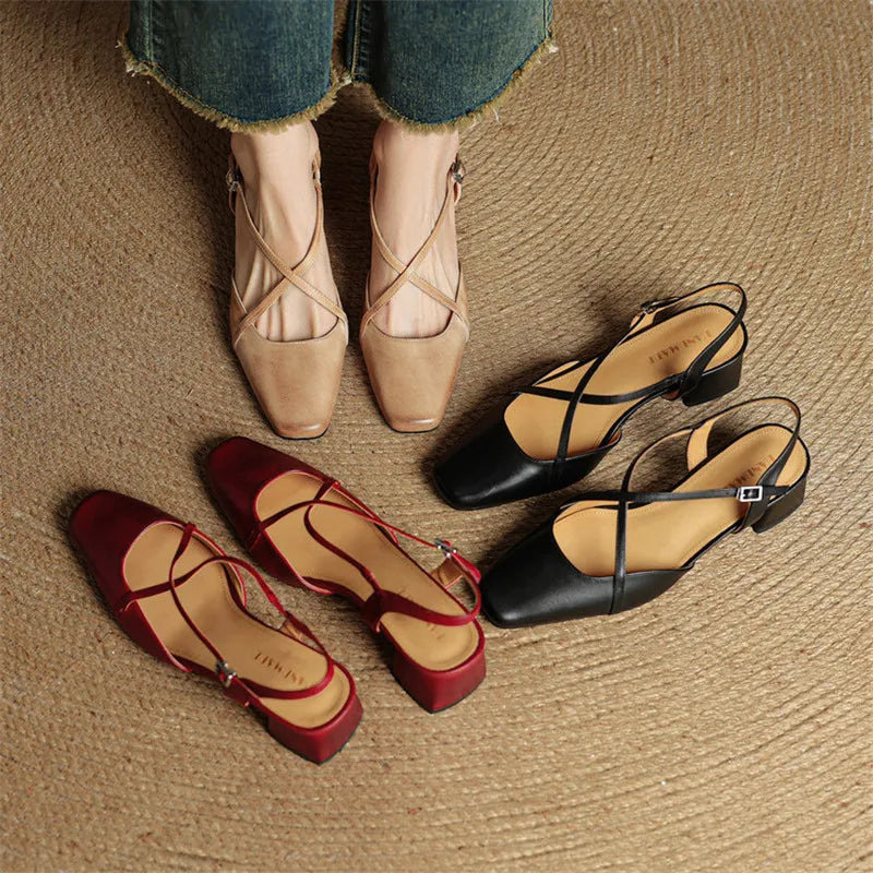 Elegant block-heel evening heels for women | Cecelia - 17