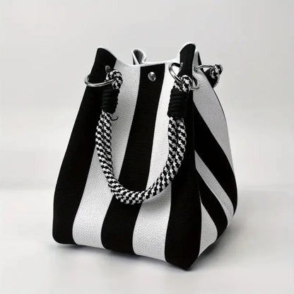 Striped Canvas Tote Bag Chic for Women | Paloma
