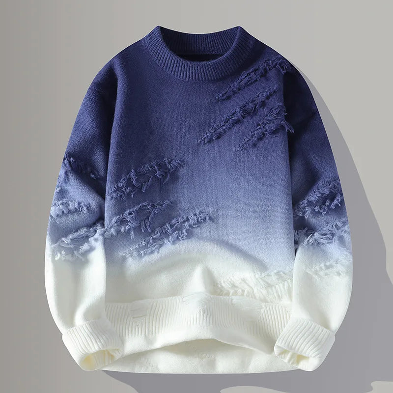 Gradient Crew Neck Pullover Stylish for Men | Darius
