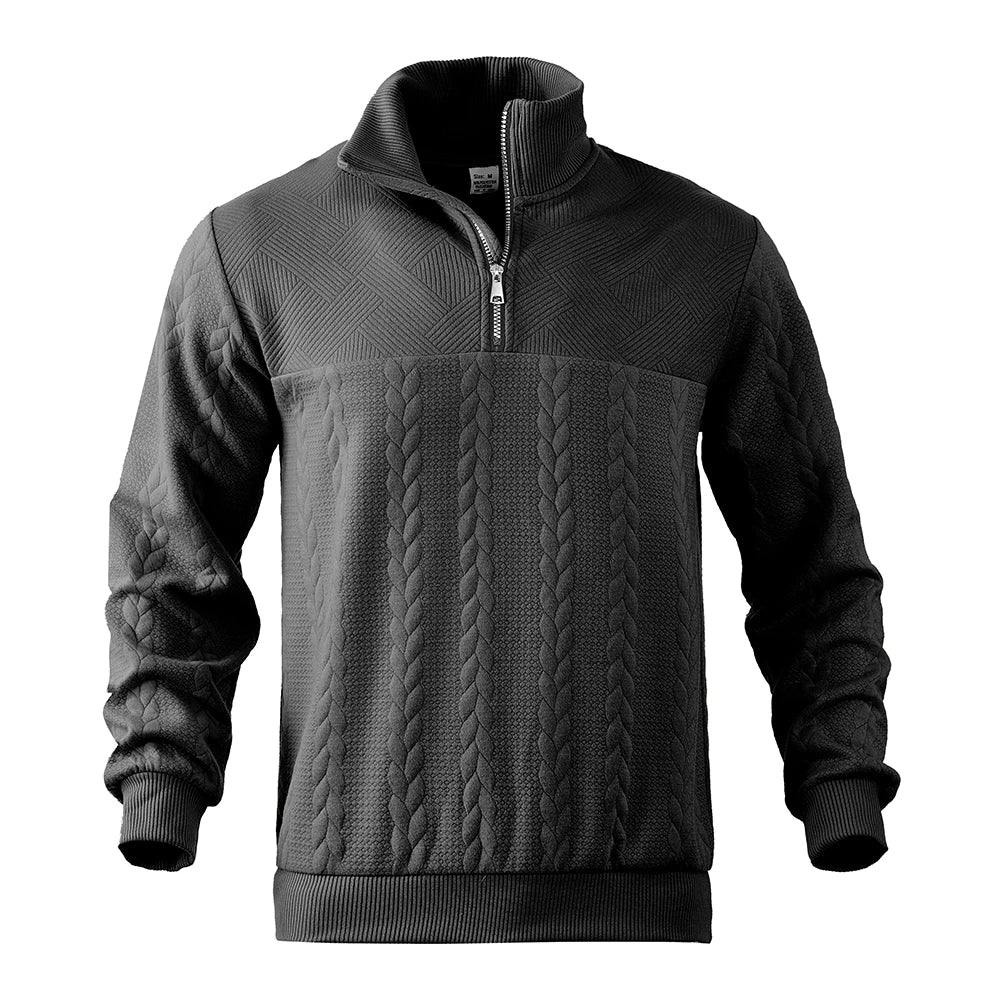 Quarter Zip Sweatshirt Trendy for Men | Bennett