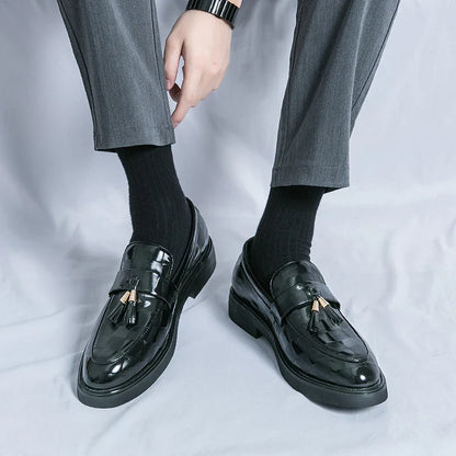 Classic leather slip-on loafers for men | Lorenzo - 16