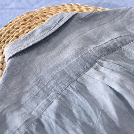 Breathable linen everyday shirt for men | Pacific - 7