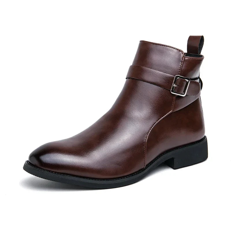Classic leather chelsea boots for men | Sergio - 11