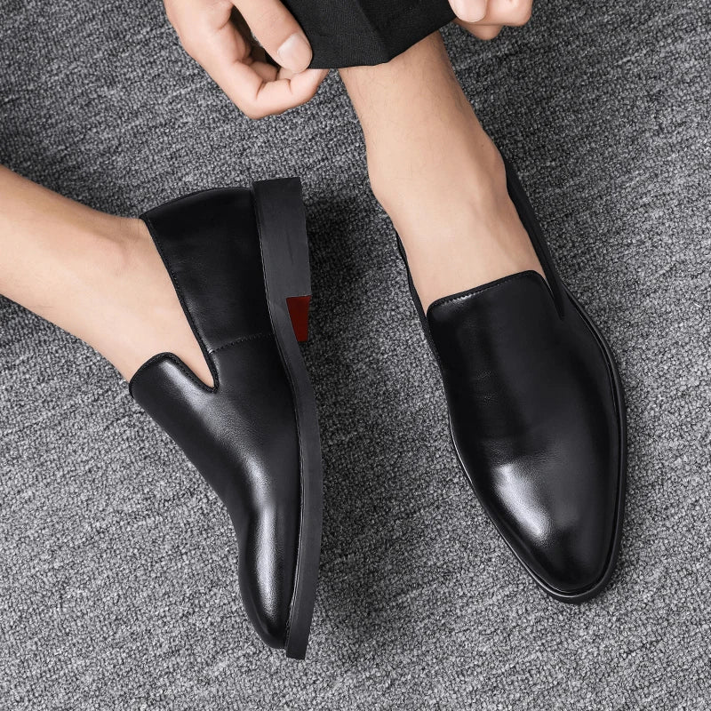 Classic leather slip-on loafers for men | Noctis - 5
