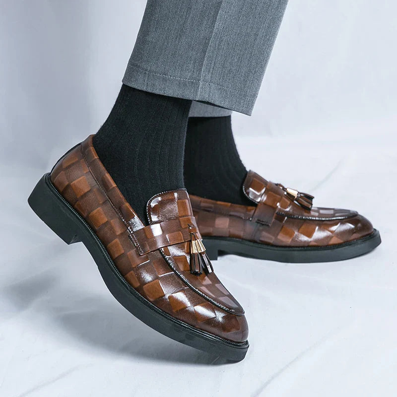Classic leather slip-on loafers for men | Lorenzo - 6