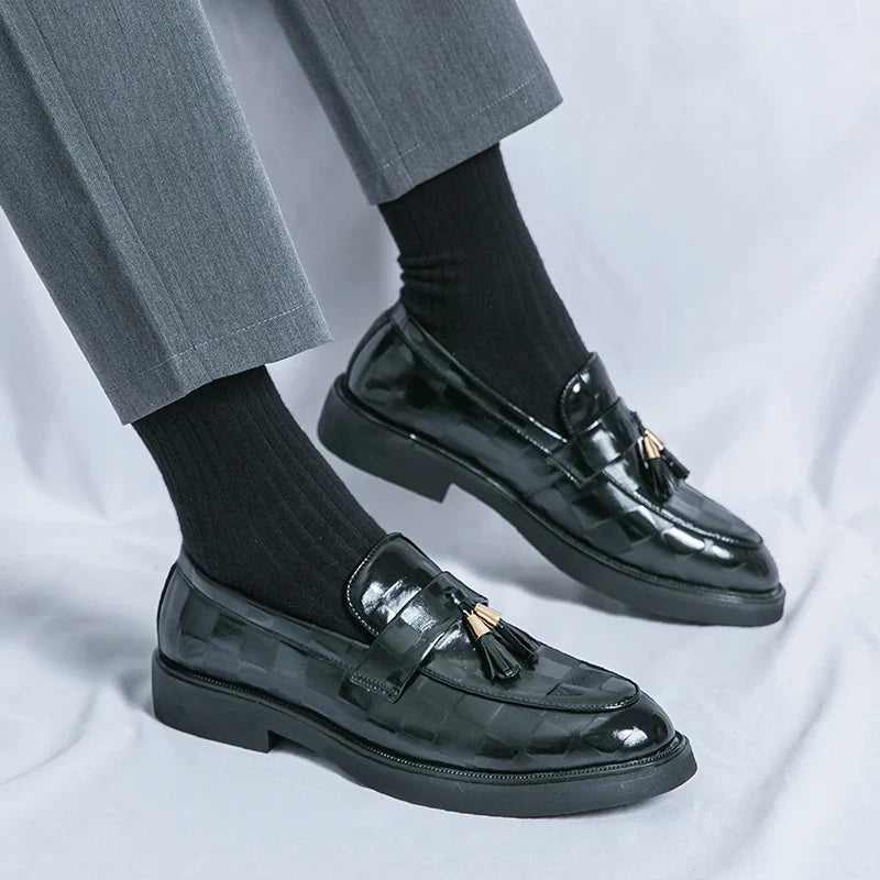 Classic leather slip-on loafers for men | Lorenzo - 18