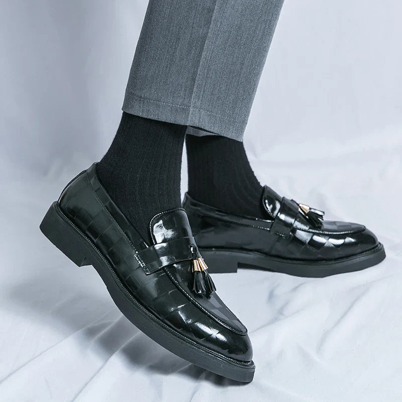 Classic leather slip-on loafers for men | Lorenzo - 15