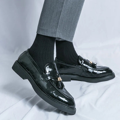 Classic leather slip-on loafers for men | Lorenzo - 15