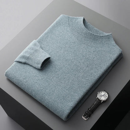 Soft crew-neck knit sweater for men | TomHollinger -13