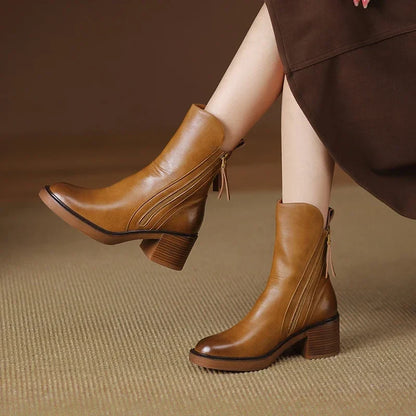 Elegant leather ankle boots for women | Grazia - 5