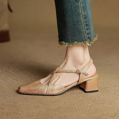 Elegant block-heel evening heels for women | Cecelia - 12