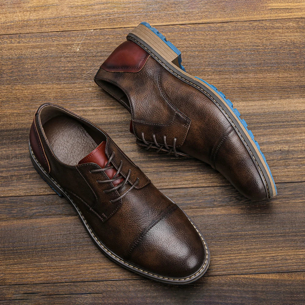 Classic smart-casual leather shoes for men | Mael -5