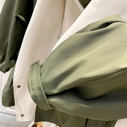 Double Layer Hooded Jacket Stylish For Women | Mireya