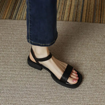 Lightweight everyday flat sandals for women | Hester -5