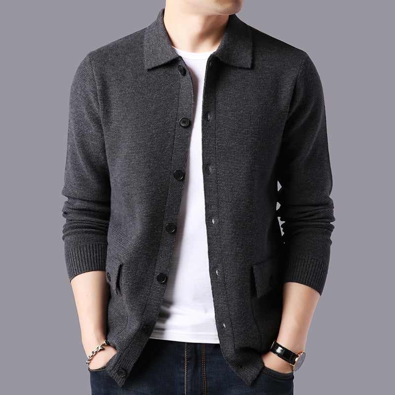 Classic knit everyday casual jacket for men | Heritage -3