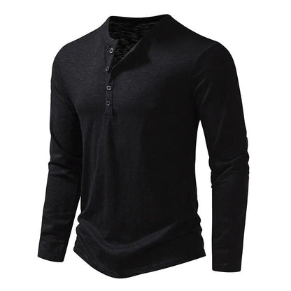 Classic henley relaxed top for men | Dixon - 15