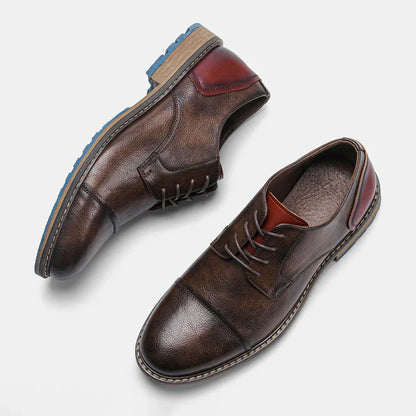 Classic smart-casual leather shoes for men | Mael -3