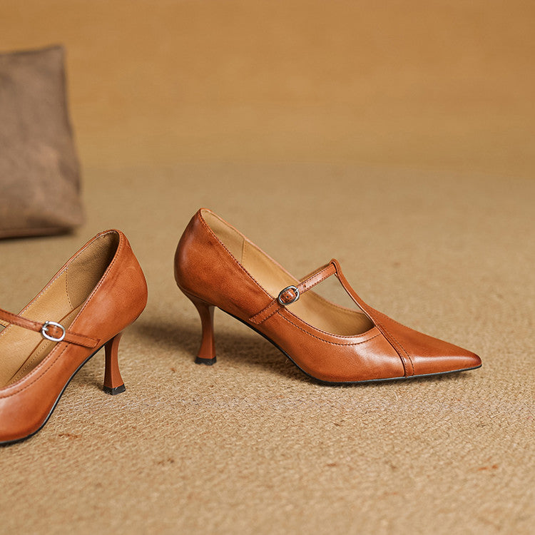 Elegant block-heel evening heels for women | Lorena - 7